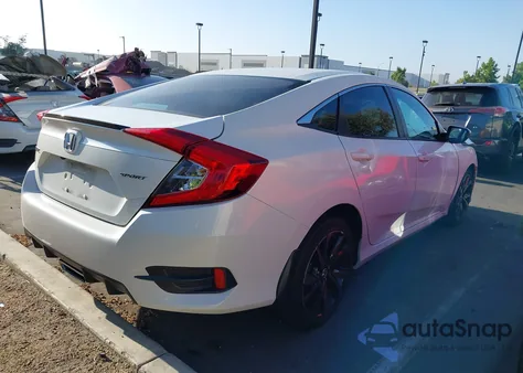 2021 Honda Civic Sport из США, поврежденный, VIN 2HGFC2F84MH511420